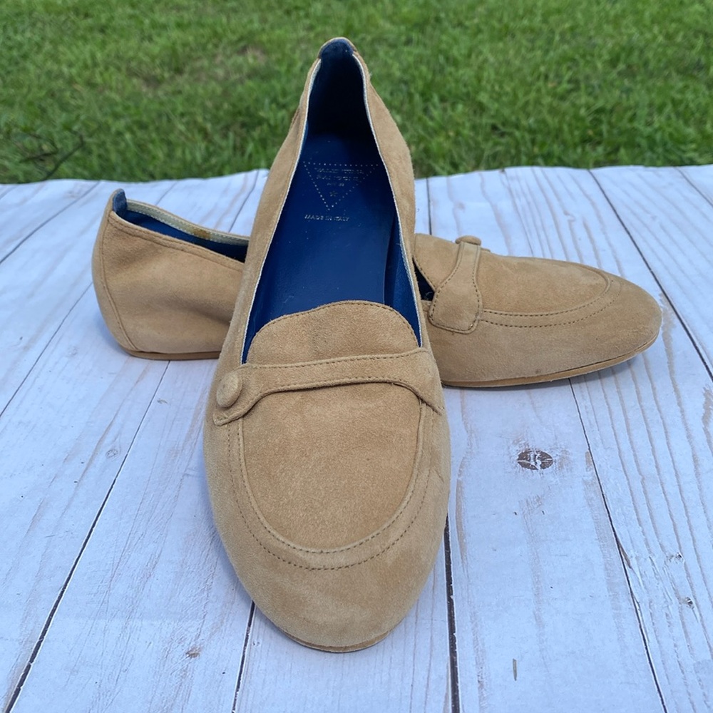 Valentina Rangoni suede loafers